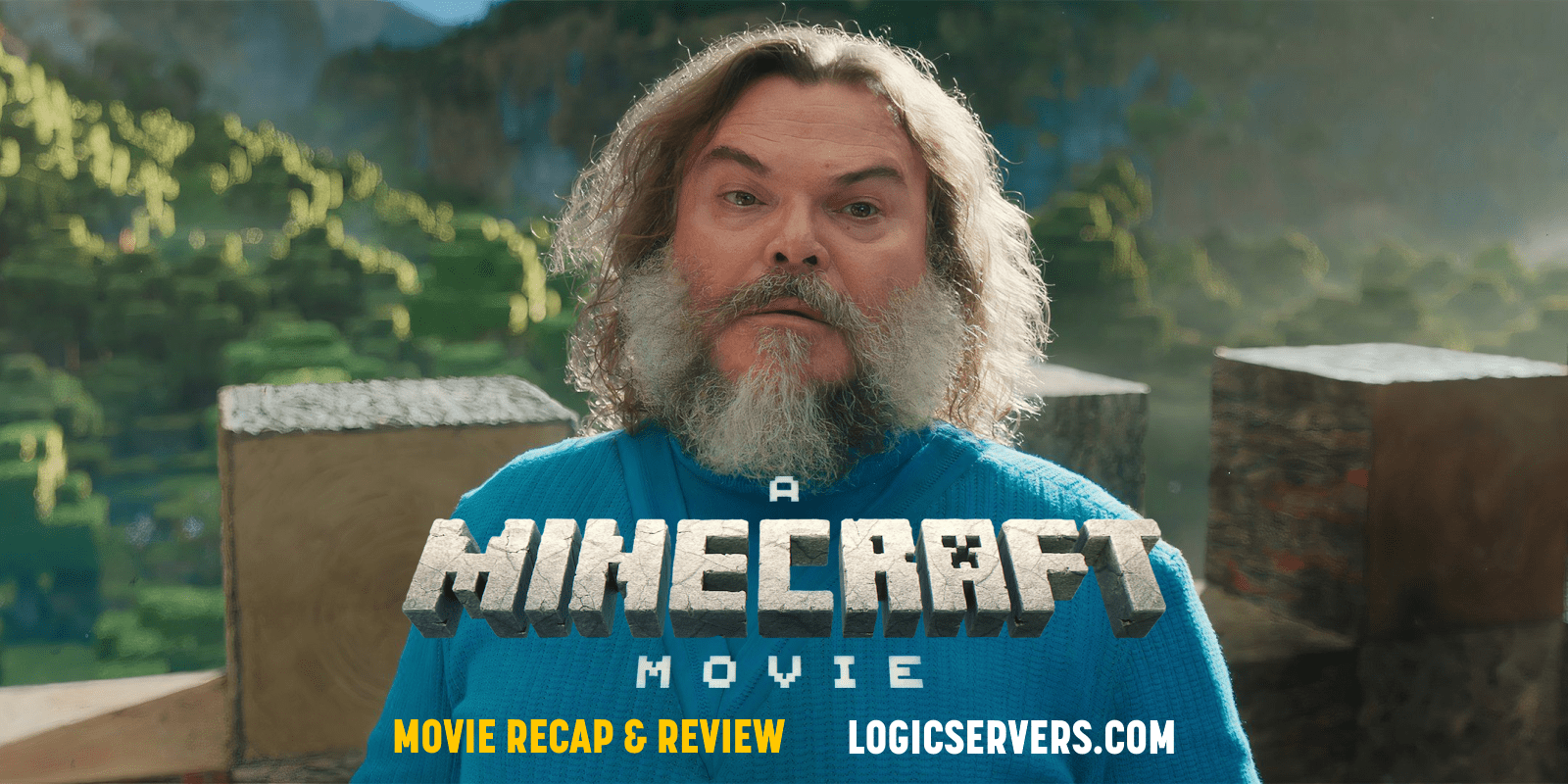 A Minecraft Movie poster