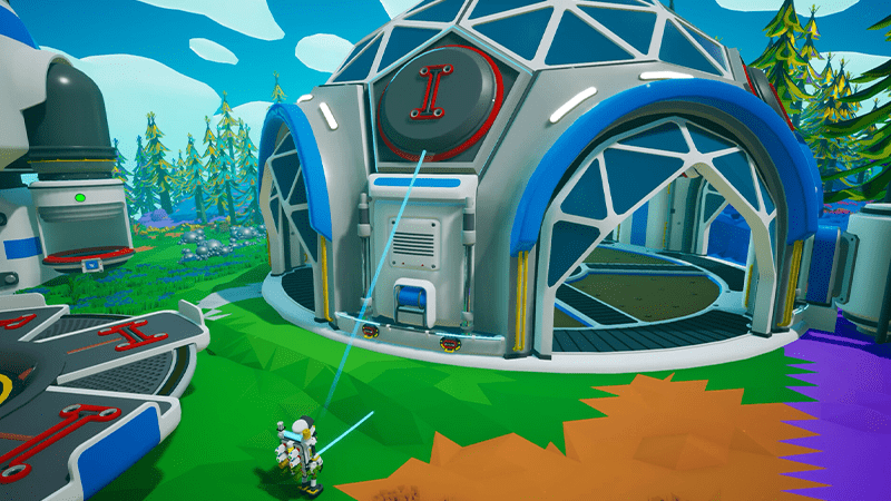 Large Astroneer Megatech base with Orbital Platform and Museum