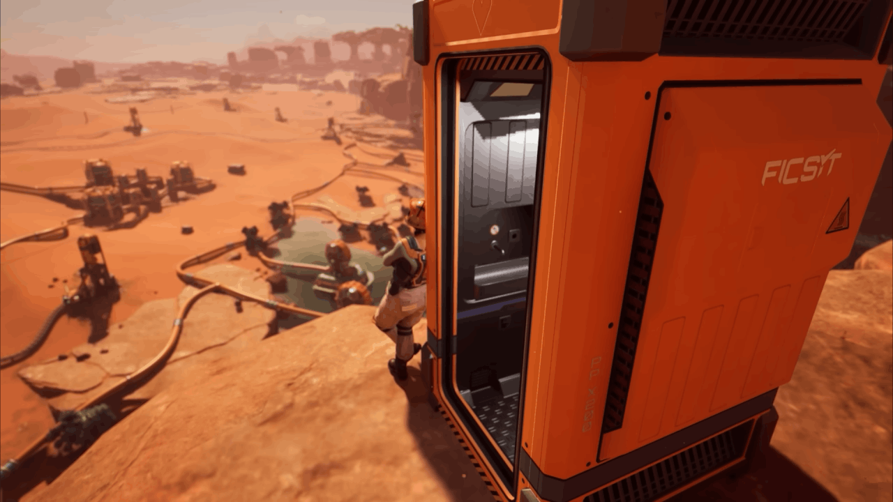 Spawn Toilets feature in Satisfactory 1.2