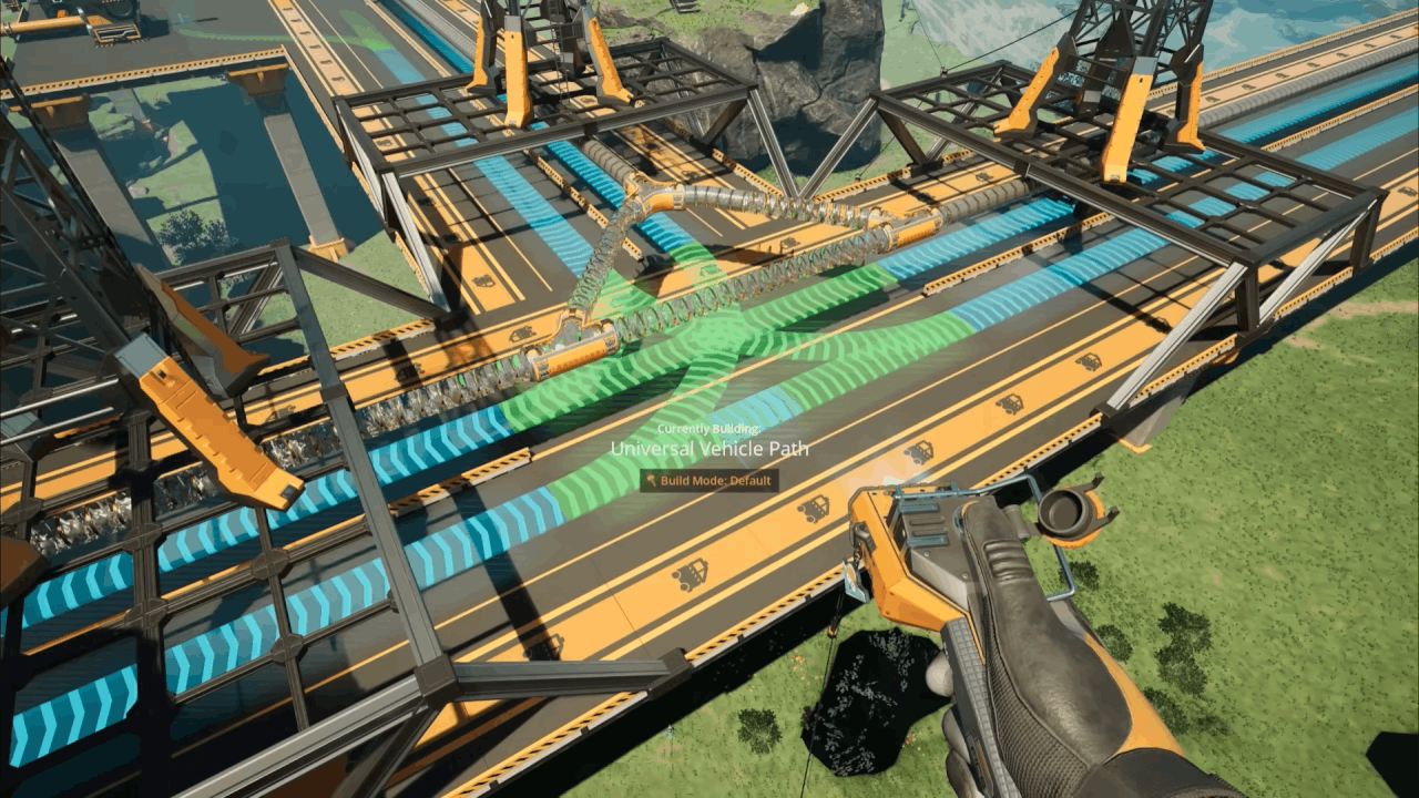 New truck pathing system in Satisfactory 1.2